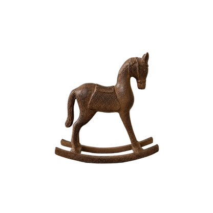 Vintage Iron Rocking Horse