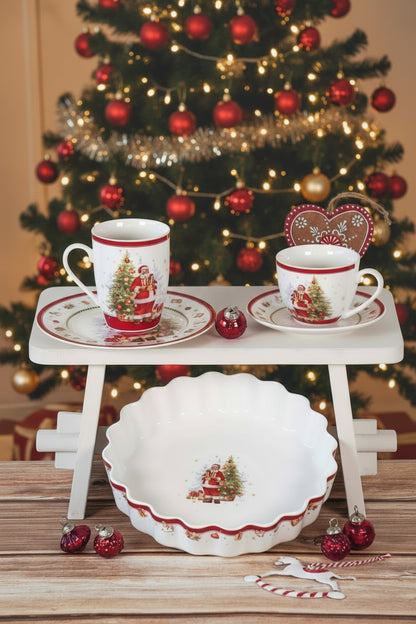 Jolly Santa Porcelain Mug - Mr & Mrs Christmas