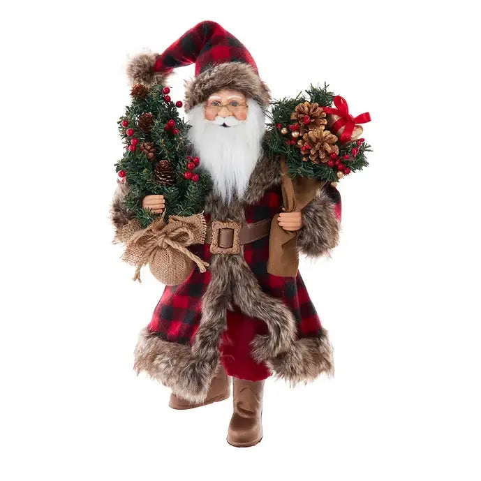 Kringle Klaus Plaid Santa