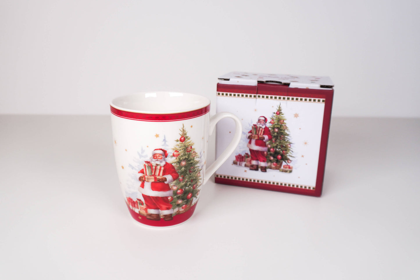 Jolly Santa Porcelain Mug - Mr & Mrs Christmas