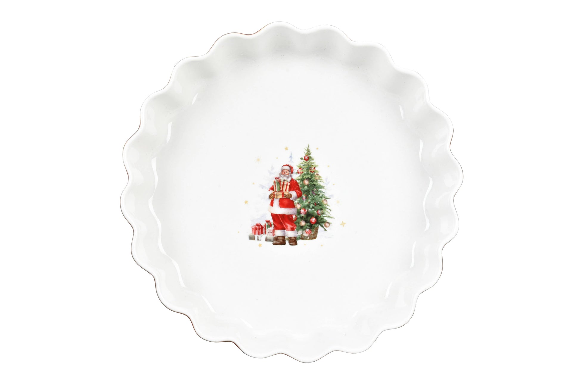 Jolly Santa Baking Dish - Mr & Mrs Christmas