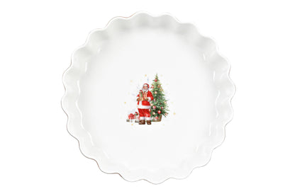 Jolly Santa Baking Dish - Mr & Mrs Christmas