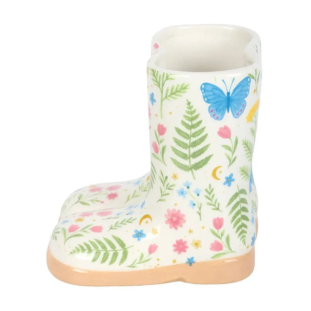 Floral Welly Boot Planter WONDER IMPORTS AUSTRALIA