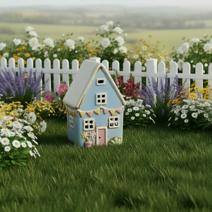 Cottage Village Garden Flags House Tealight  - Mid March 2026 Arrival Joe Davies