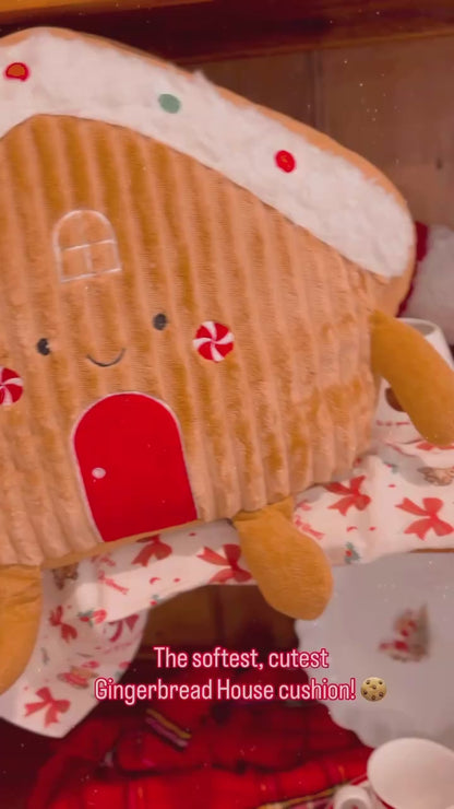 Gingerbread House Cushion